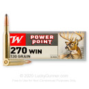 Cheap 270 Ammo For Sale - 130 gr PP - Winchester Super-X Ammo Online - 20 Rounds