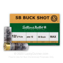Cheap 12 ga Ammo For Sale - 2-3/4" 00 Buck 12 Pellet by Sellier & Bellot - 25 Rounds