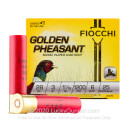 Premium 28 Gauge Ammo For Sale - 3” 1-1/16oz. #6 Shot Ammunition in Stock by Fiocchi Golden Pheasant - 25 Rounds