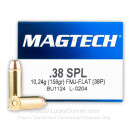 Bulk 38 Special Ammo For Sale - 158 gr FMJ Flat Magtech Ammunition In Stock - 1000 Rounds