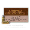 45 LC Ammo For Sale - 250 gr LFN - Magtech Ammunition In Stock - 50 Rounds