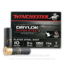 Premium 10 Gauge Ammo For Sale - 3-1/2” 1-5/8oz. Steel T Shot Ammunition in Stock by Winchester DryLok Super Steel - 25 Rounds