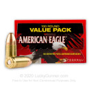 9mm Ammo For Sale - 115 Grain FMJ - Federal American Eagle Ammunition In Stock - 500 Rounds