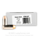 Underwood Full Power 10mm Self Defense Ammo For Sale - 200 Grain Nosler JHP Ammunition in Stock by Underwood - 20 Rounds