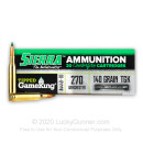 Premium 270 Ammo For Sale - 140 Grain TGK Ammunition in Stock by Sierra GameChanger - 20 Rounds