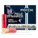 Cheap 28 Gauge Ammo For Sale - 2-3/4” 3/4oz. #7.5 Shot Ammunition in Stock by Fiocchi - 25 Rounds