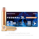 Cheap 45-70 Ammo For Sale - 300 Grain SP Ammunition in Stock by Federal Power-Shok - 20 Rounds