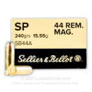 44 Magnum - 240 gr SP - Sellier & Bellot - 50 Rounds
