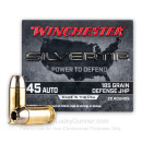 Bulk 45 ACP Ammo For Sale - 185 Grain JHP Ammunition in Stock by Winchester Silvertip - 200 Rounds