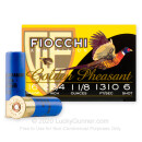 Premium 16 Gauge Ammo For Sale - 2-3/4” 1-1/8oz. #6 Shot Ammunition in Stock by Fiocchi Golden Pheasant - 25 Rounds