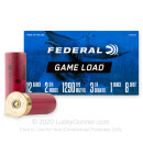Bulk 12 Gauge Ammo - 2-3/4" Lead Shot Game shells - 1 oz - #8 - Federal Game-Shok - 250 Rounds