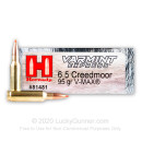 Premium 6.5 Creedmoor Ammo For Sale - 95 Grain V-MAX Ammunition in Stock by Hornady Varmint Express - 20 Rounds