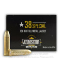 Bulk Armscor 38 Special Ammo For Sale - 158 gr FMJ .38 spl Ammunition In Stock - 1,000 Rounds