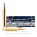 Cheap 308 Ammo For Sale - 165 Grain PSP Ammunition in Stock by Fiocchi - 20 Rounds