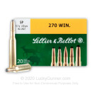 270 Ammo For Sale - 150 gr SP - Sellier & Bellot Ammo Online
