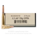 Cheap 6.5 Japanese Ammo For Sale - 156 Grain SPRN Ammunition in Stock by Bannerman - 20 Rounds