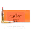 Premium 300 AAC Blackout Ammo For Sale - 208 Grain A-MAX Ammunition in Stock by HSM Match - 20 Rounds