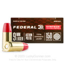 Bulk 9mm Ammo For Sale - 150 Grain Total Synthetic Jacket Ammunition in Stock by Federal Syntech Action Pistol - 50 Rounds