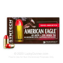Bulk 45 ACP Ammo For Sale - 230 Grain Total Synthetic Jacket Ammunition in Stock by Federal Syntech - 500 Rounds
