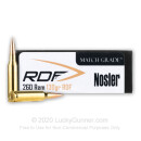 Premium 260 Rem Ammo For Sale - 130 Grain HPBT Ammunition in Stock by Nosler Match Grade - 20 Rounds