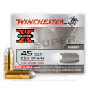 45 LC Ammo For Sale - 255 gr LRN - Winchester Super-X Ammunition In Stock - 20 Rounds