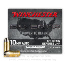 Premium 10mm Auto Ammo For Sale - 175 Grain JHP Ammunition in Stock by Winchester Silvertip - 20 Rounds