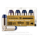 Premium 10mm Auto Ammo For Sale - 200 Grain Syntech Jacketed Hard Cast Ammunition in Stock by Federal Solid Core - 20 Rounds