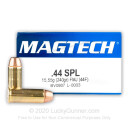 Cheap 44 Special Ammo For Sale - 240 Grain FMJ Ammunition in Stock by Magtech - 50 Rounds