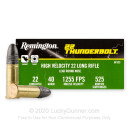 Remington 22 LR Ammo For Sale - 40 Grain LRN – 525 Rounds