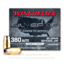 Cheap 380 Auto Ammo For Sale - 85 Grain JHP Ammunition in Stock by Winchester Silvertip - 20 Rounds