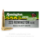 Premium 223 Rem Ammo For Sale - 55 Grain AccuTip-V BT Ammunition in Stock by Remington Premier - 20 Rounds