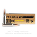 Premium 308 Ammo For Sale - 168 Grain Berger Hybrid Hunter Ammunition in Stock by Federal - 20 Rounds