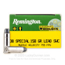 Bulk 38 Special Ammo For Sale - 158 Grain LSWC Ammunition in Stock by Remington Performance WheelGun - 500 Rounds