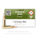 Cheap 7.62x51mm Ammo For Sale - 147 Grain FMJ M80 Ammunition in Stock by Magtech - 50 Rounds