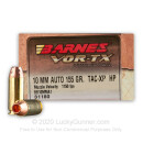 Premium 10mm Auto Ammo For Sale - 155 Grain XPB Ammunition in Stock by Barnes VOR-TX - 20 Rounds