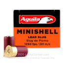 Bulk Cheap 12 Gauge Ammo For Sale – 1-3/4” 7/8 oz. Slug Ammunition in Stock by Aguila Mini-Shells- 500 Rounds 