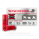 Bulk 12 Gauge Ammo - Winchester Super-X Game & Field 2-3/4" #6 Shot - 250 Rounds
