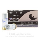 Cheap 12 Gauge Ammo For Sale - 2-3/4" 1 oz. #7-1/2 Shot Ammunition in Stock by Fiocchi Game and Target - 25 Rounds