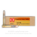 Premium 470 Nitro Express Ammo For Sale - 500 Grain DGX Bonded Ammunition in Stock by Hornady - 20 Rounds
