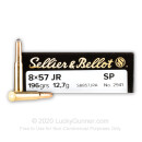 8x57mm JR Ammo For Sale - 196 gr SP Ammunition In Stock by Sellier & Bellot - 20 Rounds