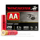 28 Gauge Ammo - Winchester AA Target 2-3/4" #9 Shot - 25 Rounds