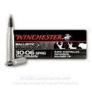 Premium 30-06 Ammo For Sale - 150 Grain PT Ammunition in Stock by Winchester Ballistic Silvertip - 20 Rounds