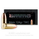 Cheap 9mm Ammo For Sale - 124 Grain TMJ Ammunition in Stock by Ammo Inc. - 50 Rounds