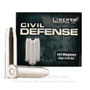 Premium 357 Mag Ammo For Sale - 50 Grain SCHP Ammunition in Stock by Liberty Ammunition Civil Defense - 20 Rounds