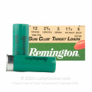 Cheap 12 Gauge Ammo For Sale - 2-3/4” 1-1/8 oz. #8 Lead Shot Ammunition in Stock by Remington Gun Club - 25 Rounds 