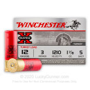 Bulk 12 Gauge Ammo For Sale - 3" 1-7/8 oz. #5 Shot Ammunition in Stock by Winchester Super-X Turkey Load - 100 Rounds