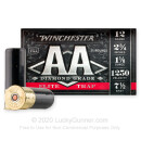 Premium 12 Gauge Ammo For Sale - 2-3/4” 1-1/8oz. #7.5 Shot Ammunition in Stock by Winchester AA Diamond Grade Elite Trap - 25 Rounds