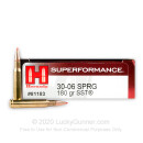 30-06 Ammo In Stock  - 180 gr Hornady SST Polymer Tip Ammunition For Sale Online