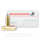 357 Magnum Ammo - Winchester White Box 110 Grain JHP - 500 Rounds