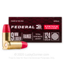 Premium 9mm Ammo For Sale - 124 Grain Total Synthetic Jacket FN Ammunition in Stock by Federal Syntech - 500 Rounds